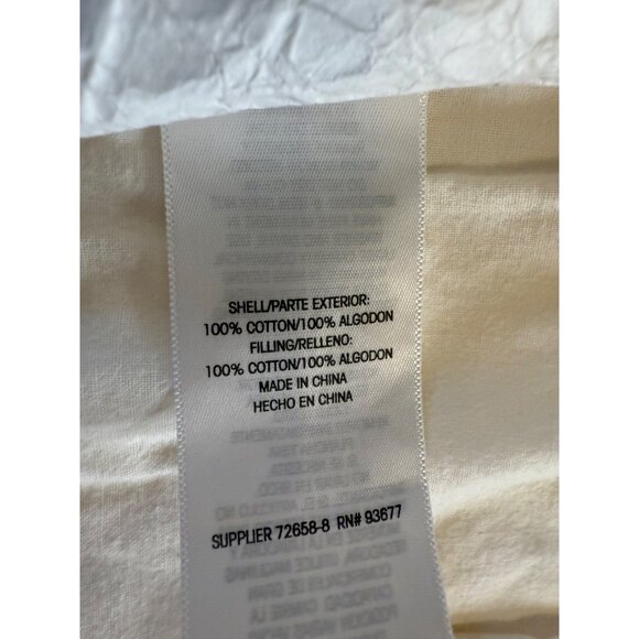 VTG JCP Quilted Embroidered Crochet Rose Quilted Standard Shams Country cottage - Picture 6 of 10